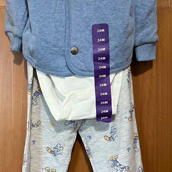 Disney Blue Kids Matching 3 Pc Set, NWT 24 Months - Picture 1 of 2
